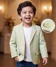 Mark & Mia Woven Full Sleeves Solid Color Blazer with Inner Tee - Multicolor