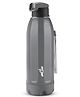Milton Steel Meridian 600 Thermoware PU Insulated Hot & Cold Water Bottle With Leak Proof Technology & Flip Top Lid Grey - 520 ml