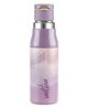 Milton Steel Sublime 600 Thermoware I PU Insulated Water Bottle 500 ml, Leak Proof Flip Top Lid I for Office, Gym, School I Lavender