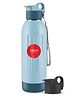 Milton Steel Vigor 600 Thermoware PU Insulated Hot & Cold Water Bottle With Leak Proof Lid Light Blue - 520 ml