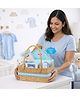 Little Hip Boutique Welcome Baby Boy  Keepsake Hamper- Turquoise