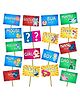 Party Propz Baby Shower Photo Booth Props Multicolour - 18 Pieces