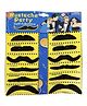 Party Propz Adhesive Moustache Black - Pack of 12