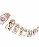 Party Propz Baby Photo Banner - Brown