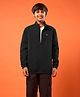 Technosport Knit Full Sleeves Solid Light Winter Jacket - Black