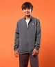Technosport Knit Full Sleeves Solid Light Winter Jacket - Light Grey