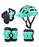 Jaspo Tyro Complete Protective Gear Set for Kids | Helmet with Knee Pads, Elbow Pads & Wrist Guards for Skating, Cycling & Skateboarding (6-14 Years)