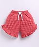 Kidcity Cotton Knit Polka Dots Printed Shorts - Pink