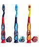 Duvon Plus Kids Toothbrush Set of 3 with Hygiene Cap | Spiderman, Iron Man & Captain America | Soft Bristles | Gentle for Kids Age 3+