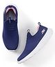Skechers Slip On Solid Casual Shoes - Navy Blue