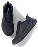 Skechers Lace Up Solid Casual Shoes - Black