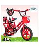 Hi-Fast 14 inch Kids Cycle for Boys & Girls 2 to 5 Years with Back Seat, Red
