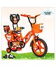 Hi-Fast 14 inch Kids Cycle for Boys & Girls 2 to 5 Years with Back Seat, Orange