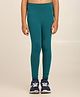 Robinbosky Cotton Elastane Knit Solid Leggings - Teal
