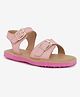 Aria+Nica Solid Buckle Closure Sandals - Pink