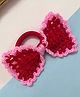 Little Peas Crocheted Bow Applique Detailed Rubber Band - Pink