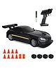 L.O.T CARS Shadow Remote Control Car - 20Kmph,2.4Ghz, Rc Drifting Car, Rc Car 4x4, Drift Car Remote Control Range Upto 100m, Race-Ready Build ABS Plastic Body, Multi-Mode LED Lights - Asphalt Black