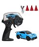 L.O.T Cars Dash Remote Control Car Toy - 2.4Ghz, 1:64 Scale, Rc Cars, Rc Drifting Cars, Proportional Steering, Valentine Gift, Dual-Speed Modes & Lights with 100m Remote Range - Sports Blue