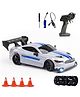 L.O.T CARS Ghost Remote Control Car - 20Kmph, 2.4Ghz, Rc Drifting Car, Rc Car 4x4, Drift Car Remote Control, Birthday Gift, Valentine Gift, Long Range, Multi LED Lights - Street White