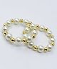 Aabacus Pack of 2 Beads & Pearls Detailed - Golden