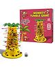 Azhari Monkey Tumble Tree for Kids Board Games , Stick & Monkey Drop Balance Fun Strategy Game with Animal Pieces Toy for kids Color May Vary