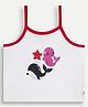chuckleberrie Cotton Knit Sleeveless Sea Life Printed Top - White