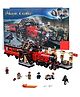 SANJARY Magic Castle Steam Train Building Blocks Set 898 Pieces Wizard Fantasy Model Construction Toy for Teens Collectors Creative Play Display Color Design May Vary