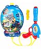 Sanjary Kids Cartoon Backpack Water Gun Toy with Adjustable Straps Summer Outdoor Spray Blaster Fun Playset for Children Boys Girls Beach color design may vary