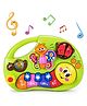Sanjary Portable musical activity panel toy with lights buttons melodies promotes sensory development fine motor skills early learning toddlers babies children color design may vary
