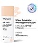 WishCare Daily Tinted Fluid Sunscreen SPF50PA++++|L103|All Skin Type|InVivo Tested|Evens & Protects - 50ml