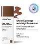 WishCare Daily Tinted Fluid Sunscreen SPF50PA++++|R302|All Skin Type|InVivo Tested|Evens & Protects - 50ml