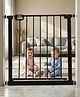 Baybee Baby Safety Gate for Door & Stairs 75-85 cm | No Drill Auto-Close Safety Gate for Kids & Pets | 180° Wide Opening Door Safety Gate | Adjustable Baby & Dog Gate Barrier for Home (Black)