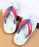 Cute Walk by Babyhug Flip Flops with Teddy Print - Red
