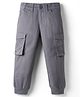 Under Fourteen Only Solid Cargo Style Joggers - Dark Grey