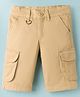 Under Fourteen Only Solid Cargo Shorts - Beige
