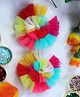 Kamule Floral Applique Detailed Hair Clip - Multi Colour