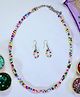 Kamule Beads Embellished Jewellery Set - Multi Colour