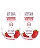Lotus Herbals Lip Balm - Strawberry | For Dry & Cracked Lips | 5 g ( Pack Of 2 )