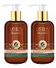 Lotus Organics+ Intensive Scalp Care Shampoo | 100% Certified Organic Ginger Oil |All Hair Types | 210ml (Pack of 2)