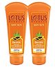 Lotus Herbals Safe Sun Face Wash Pack of 2 - 100 g Each