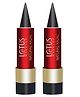 Lotus Make-Up 100% Natural Kajal Nk04 Pack of 2 - 3.8 g Each