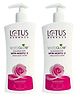 Lotus Herbals Whiteglow Bulgarian Rose Hand & Bodylotion | Non Greasy |SPF 20 | All Skin Types Pack of 2 - 270 ml Each