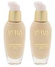 Lotus Herbals Make-Up Natural Blend Liquid Foundation, 320  Buff Pack of 2 - 30 ml Each