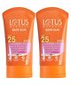 Lotus Herbals Safe Sun Kids Sunscreen Cream - Sensitive Skin Formula | Spf 25 | Non Greasy | Sweat & Waterproof | 100 g (Pack of 2)