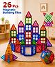 Babyhug Magnetic Tiles for Kid - 26 Pcs| Magnetic Building Blocks| Educational Learning Toy| Learning Educational Brain Toys | Boosts Creativity & Imagination| Strong Durable Magnets| STEAM Learning