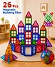 Babyhug Magnetic Tiles for Kid - 26 Pcs| Magnetic Building Blocks| Educational Learning Toy| Learning Educational Brain Toys | Boosts Creativity & Imagination| Strong Durable Magnets| STEAM Learning