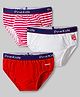 Pine Kids Cotton Elastane Knit Printed Briefs Pack of 3 - Multicolor