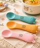 Silicone Spoon for Baby Feeding Set of 3, Toddler Friendly Soft Silicone Spoons, Non-Sticky, Easy Grip Handle, BPA & Phthalates Free, Designed for Tiny Mouths, 6+ Months