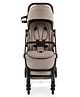 Britax Flylite Cabin Approved Lightweight Compact Stroller With One Hand Auto Fold & Extra Large Extendable Canopy - Beige