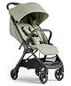 Silver Cross Clic Cabin Friendly Stroller With One Hand Fold, Flat Reclining Seat, Includes Rain Cover, 2 Years Warranty Pram - Sage